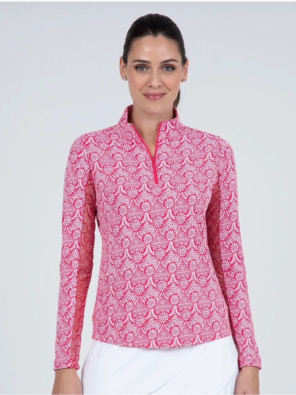 IBKUL Leslie Long Sleeve Top NWT
